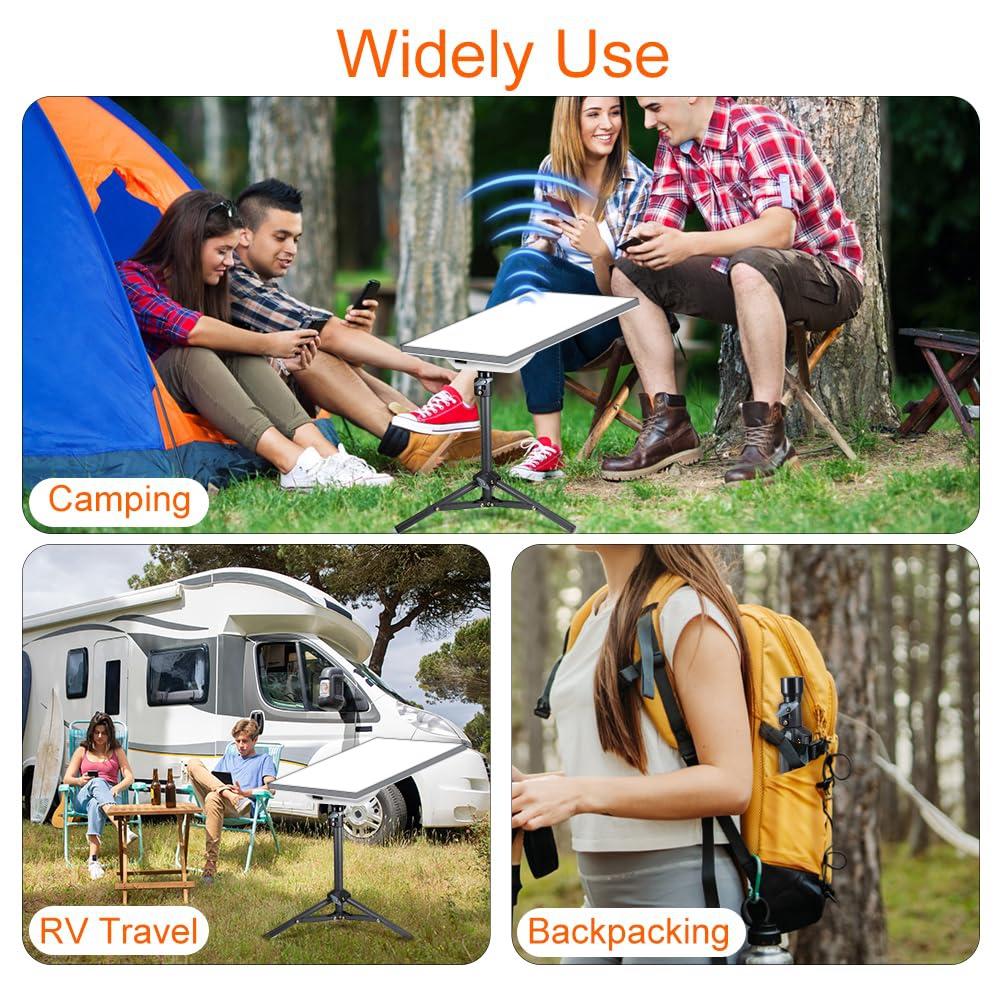 Scalable Tripod For Starlink Mini Metal Bracket Set With Adapter Portable Tripod Outdoor Mounting Kit For Starlink Mini Dish