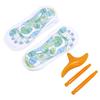 2 Pairs Socks with Straight Sticks Trigger Point Tool High Elastic Cotton Soft Anti Slip Socks Trigger Point Sticks Set