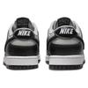 Nike Dunk retro "chenille swoosh" vintage low-top sneakers for men in black and grey