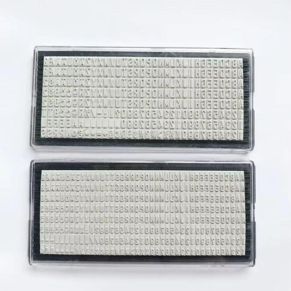 3mm 4mm 6.4mm Stamp Digital Letters Name Address DIY Stamp Board Stamp Letters Plate  School Office