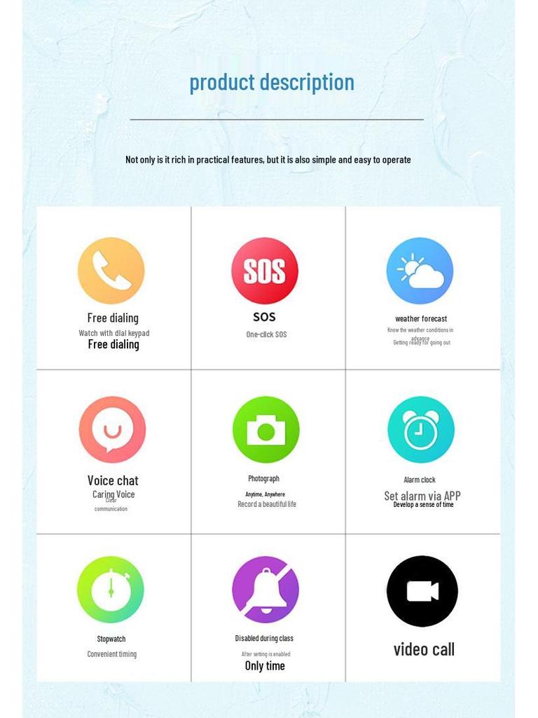 5G Waterproof Kids Smartwatch with Video, Alipay, GPS, and Long Battery Life