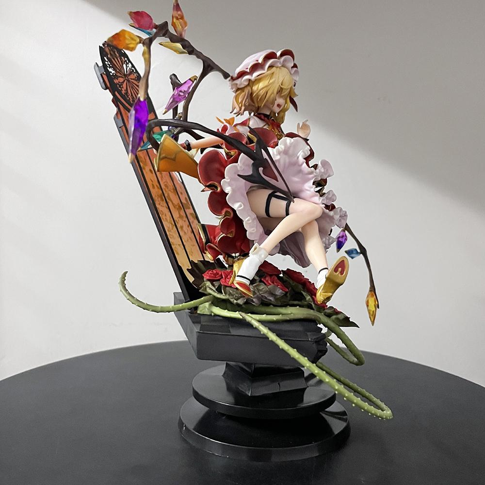 23cm Touhou Project Flandre Scarlet GK PVC Action Figure Anime Figure Models Toys Collection Desk Decoration Doll Gift