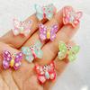 10pcs Cute Cartoon Butterfly Flat Back Resin Scrapbook Figurines DIY Home Decor Crafts