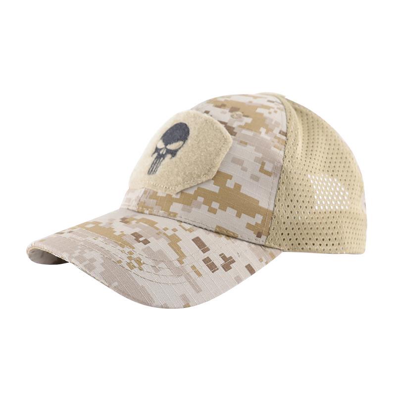 Șapcă de Baseball Tactică Camuflaj Respirabilă - Pălărie de Soare cu Cozoroc pentru Alpinism și Ciclism