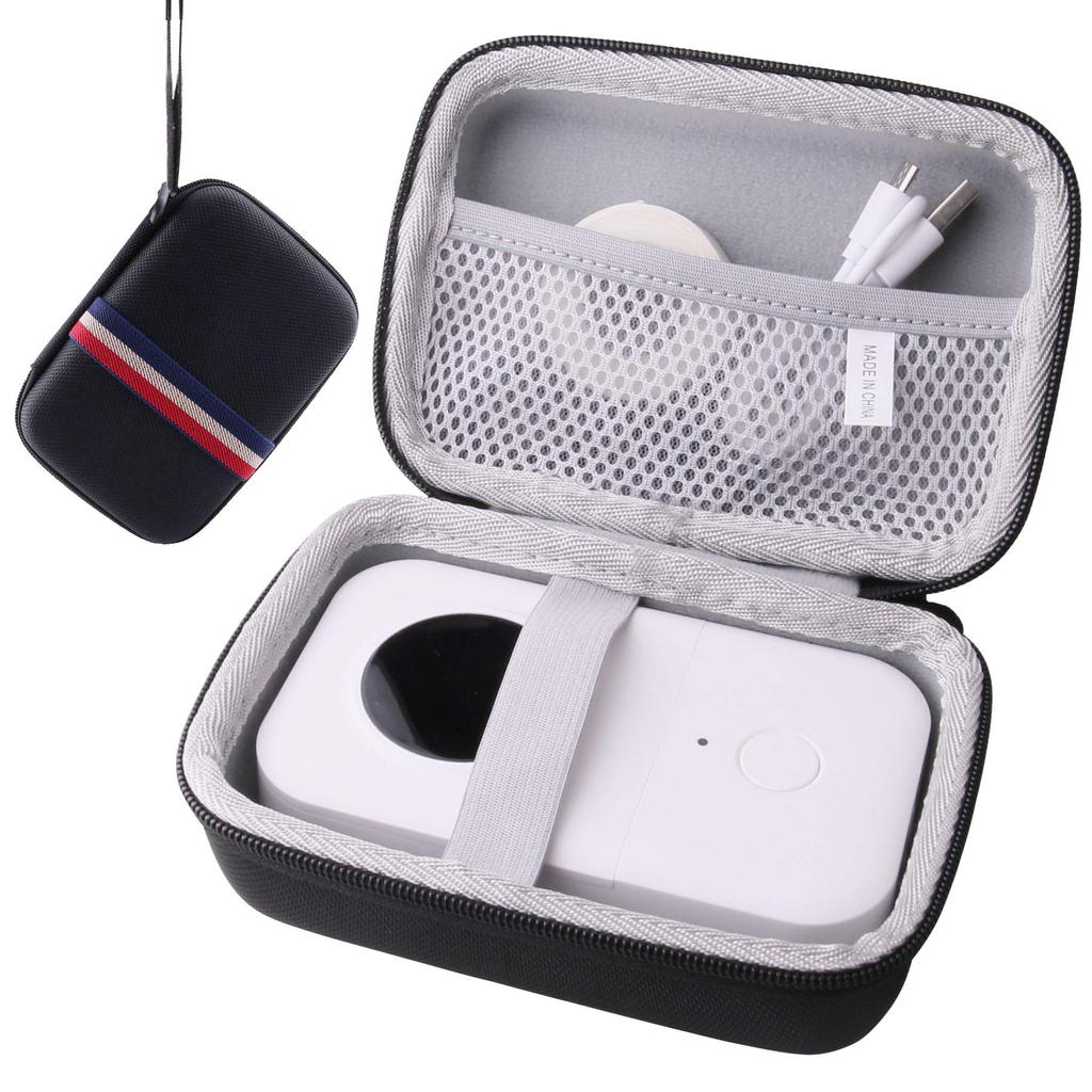 Protective Storage Case for Phomemo D30Jadens D110 Portable Label Printer - Waiyu JP (Black)