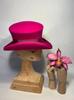 Women Men Asymmetric Top Wool Fedora Hat Magician Steampunk Cosplay Punk Party Caps Retro Fashion Ribbon Top Hat Dropshipping