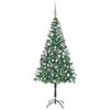 VidaXL Pre-lit Artificial Christmas Tree/Pine Cones Balls, Christmas Tree with LEDs, Holiday Decoration, Ornament 3077700