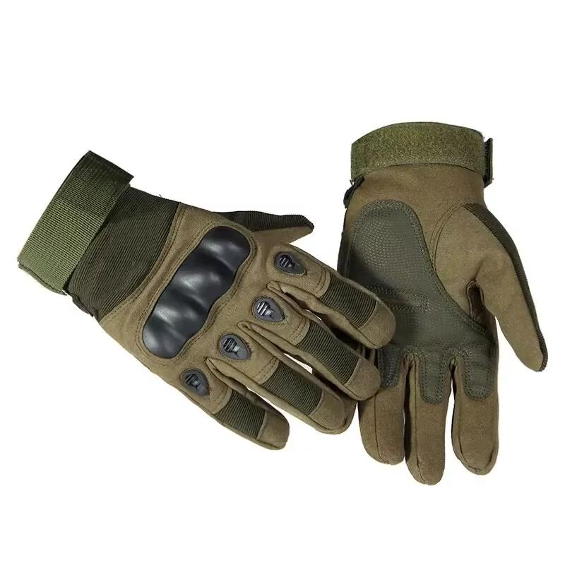 Tactical Gloves Hard Shell Soft Shell Semi Finger Full Finger Anti Slip Joint Protection Anti Cut Military Training Gloves