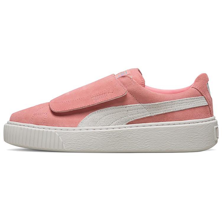 Puma Platform Strap Low-Top Sneakers Women Sneakers Pink White 365224-01