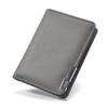 Men’s PU Leather Bifold Wallet Slim Short Wallet Business Card Holder Cash Pocket ID Window Minimalist Wallet for Men Gift Idea