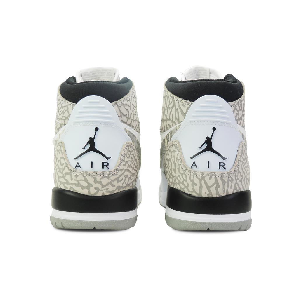 Jordan Legacy 312 Mist Shadow High top Vintage Basketball Shoes Women's White Cement AT4040-100(Team128-)
