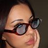Women's sunglasses, men's and women's retro small-frame sunglasses.