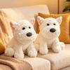 20cm Cane West Highland Bianco Terrier Peluche Morbido Cucciolo Giocattolo di Peluche Riempito Animale Realistico Bambola Rassicurante