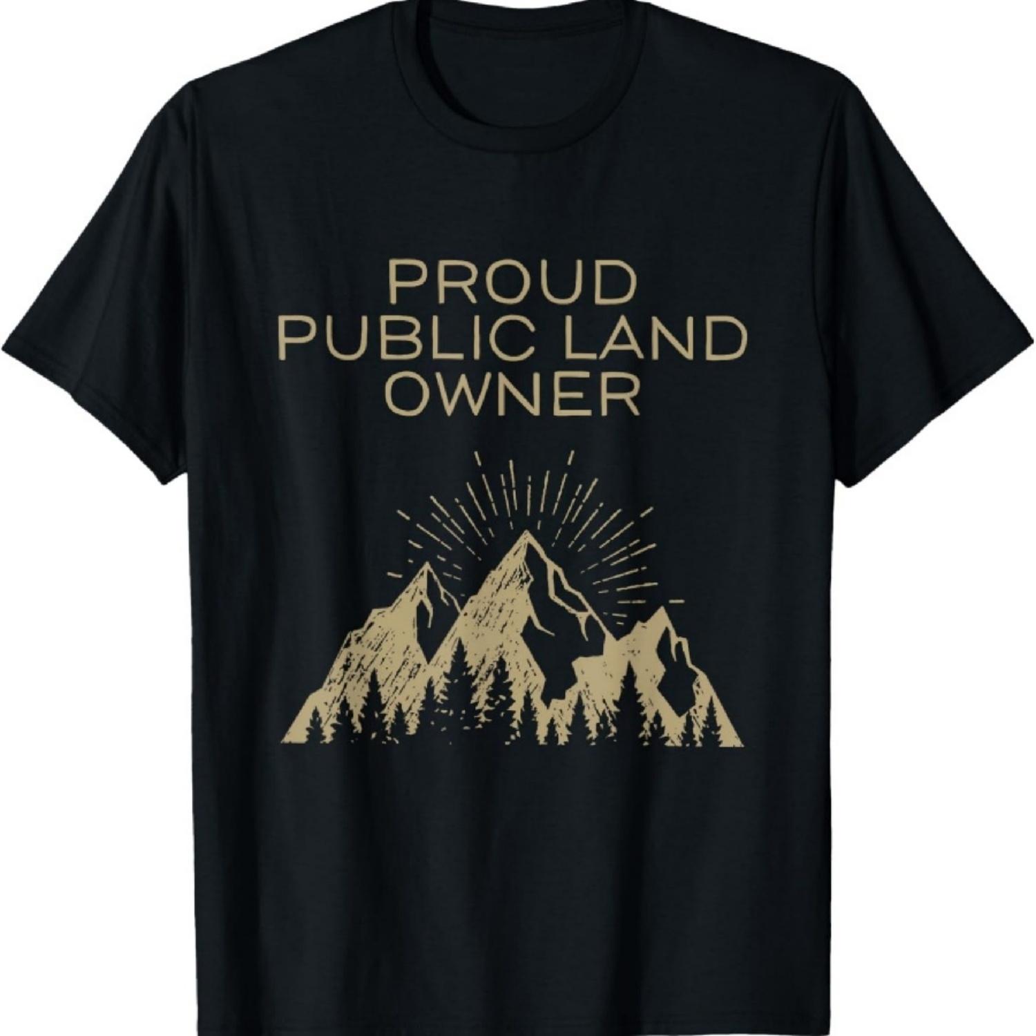 Футболка  Гордый владелец государственной земли  Футболка XXXXXL чёрный