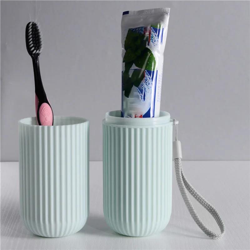 

Дорожная портативная чашка для зубной щетки, держатель для зубной пасты в ванной комнате, чехол для хранения, коробка-органайзер, чашка для хранения туалетных принадлежностей, новый креативный