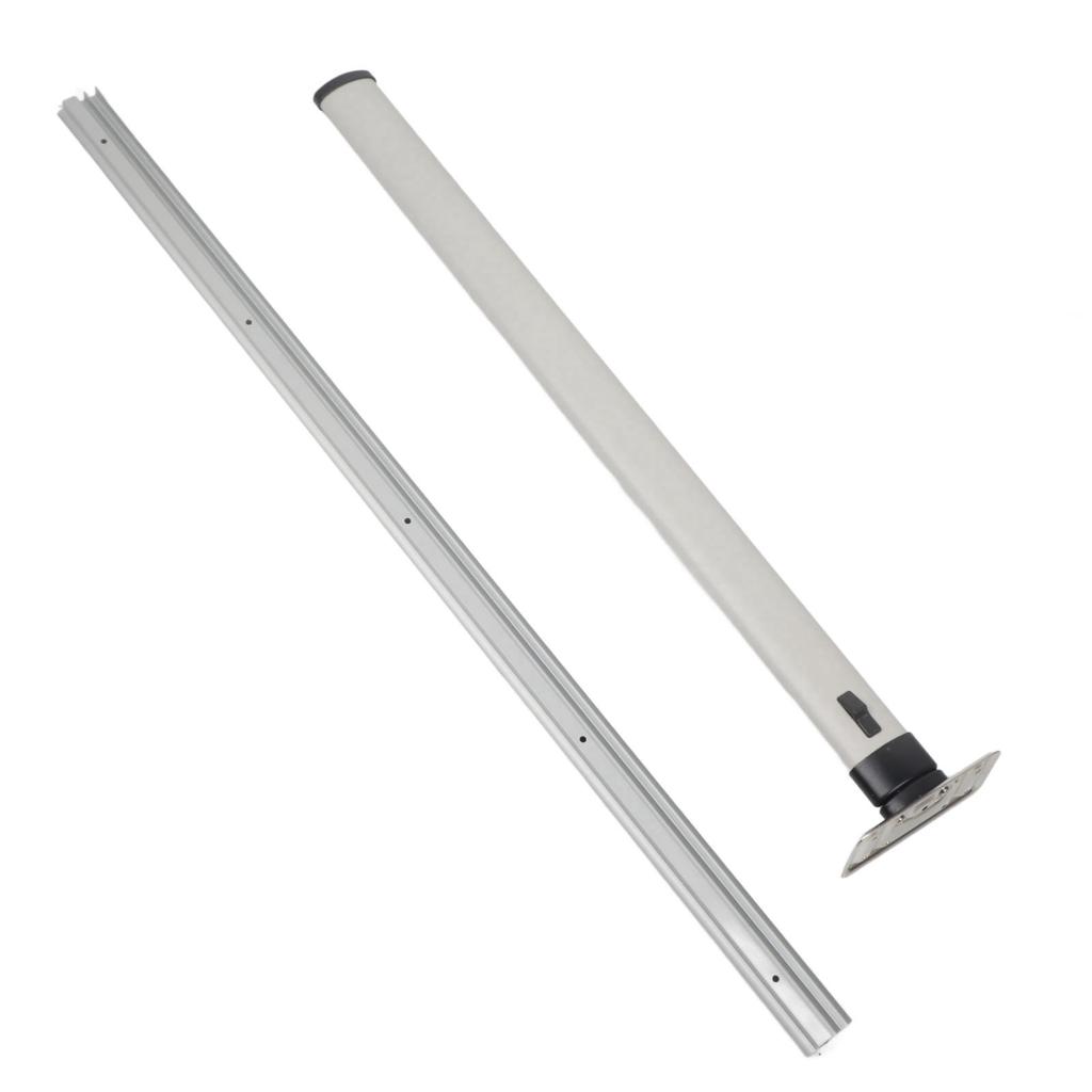 730mm/28.7in Foldable Table Leg Detachable Aluminium Alloy for RV Trailer Motorhome Wall Mount Desk