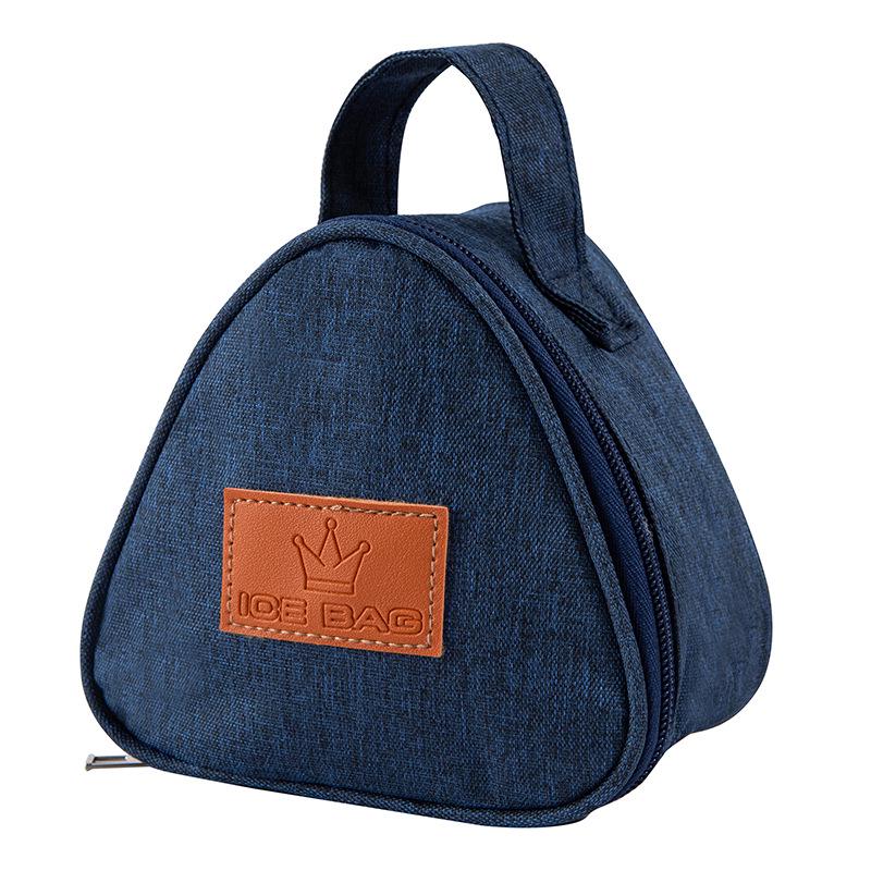 Insulated Japanese-Style Bento Tote Bag with Onigiri Design - Thick Aluminum Foil Layer for Office or Student Lunches