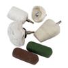 10 Buffing Pad Polishing Wheel Kits, Included Rouge Compound, Cone, Column, Mushroom, Grinding