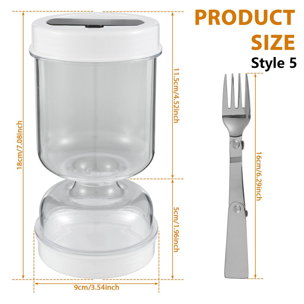 Pickle Container Wet And Dry Separation Olive Jar Leakproof Pickle Jar with Strainer Reusable Pickle Container for Food Storage