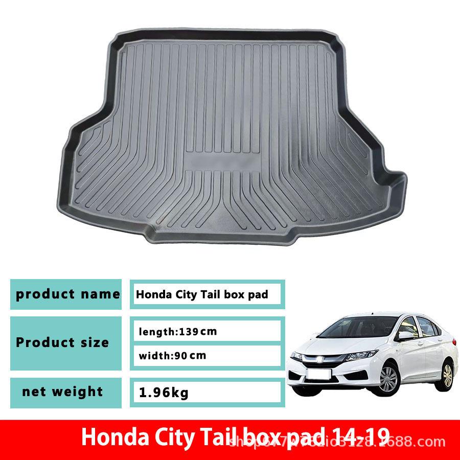 Eco-friendly TPE Trunk Mat for Honda Fit - Wear-resistant, Waterproof, Easy-to-clean Interior Upgrade