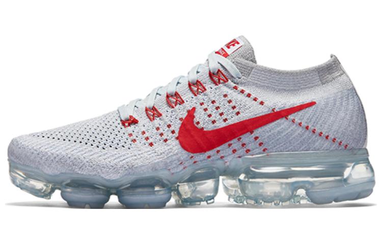 Nike Air VaporMax Pure Platinum University Red Women's 849557-060
