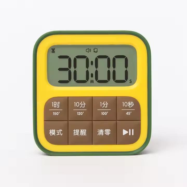 Modern LED Battery-Powered Cube Fruit Timer Night Light for Bedroom Table Direct from Factory 1