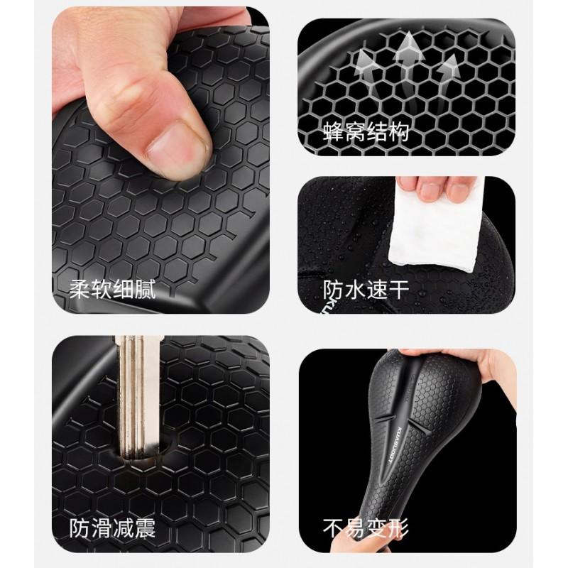 Silicone Waterproof Bike Seat Cushion Cover Universal Cycling Saddle Mountain Road Bikes