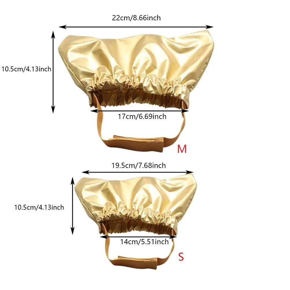 Waterproof Pet Bathing Cap Reusable Breathable Cat Shower Cap Adjustable Rubber Band PU Ear Protection Pet Cap Small Pets