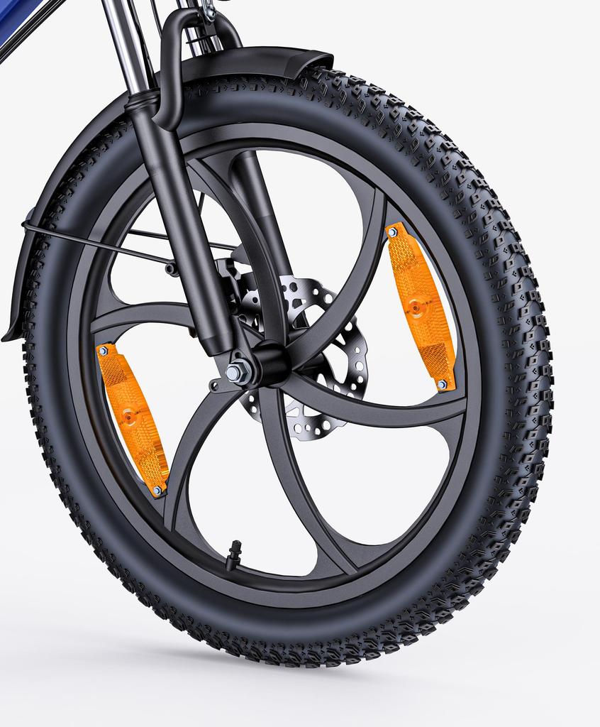 Hillmiles Mile 2 Skládací elektrické kolo pro městské dojíždění Baterie 36V13Ah Motor 250W Maximální zatížení 150KG 20palcová kola E-kolo pro dospělé