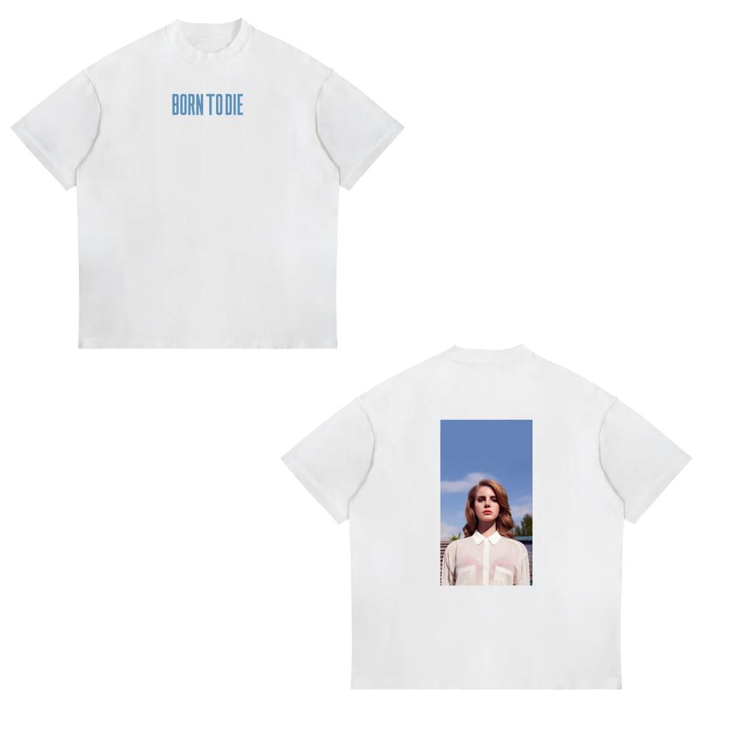Singer Lana Del Rey Graphic T Shirt Unisex Women Fashion Hip Hop 90s Vintage TShirts Oversized Cotton Casual Tshirt Y2k Streetwear