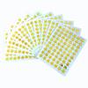 10sheets/bag Gold Star Sticker Stamping Five Pointed Star Sticker Reward Sticker Teacher Praise Label