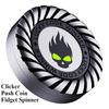 Luminous Fidget Spinner Metal Magnetic Push Coin Edc Relieve Stress Relief Toy Glowing Hand Spinning Top Tip Antistresse Adults