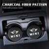 /2Pcs Car Leather Coaster Anti/noise Water Cup Pad Mat For MINI WORKS One Cooper JCW R60 R59 R58 R57 R56 R55 R53 R52 F55 F56