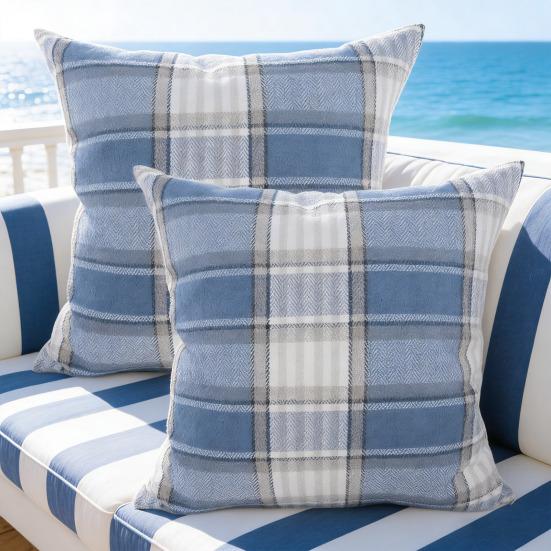 Retro kostkovaný povlak na polštář Lze prát v pračce Potah na dekorační polštář s neviditelným zipem pro pohovku gauč Dekorace do domácnosti ložnice