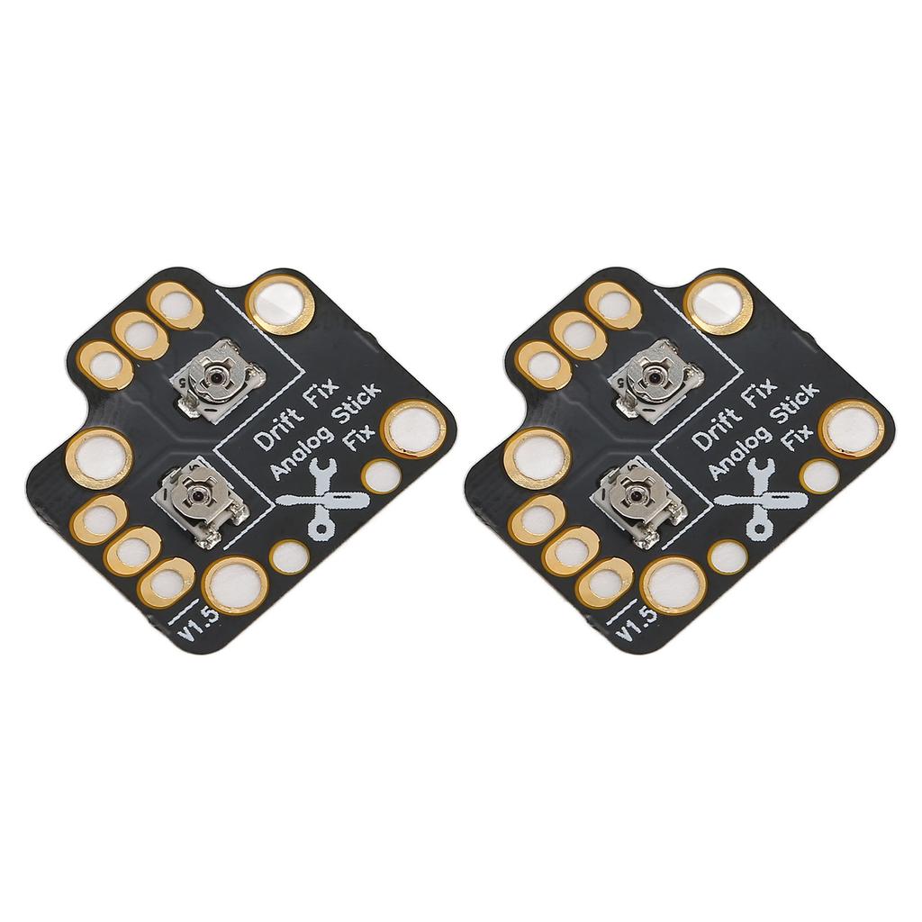 2pcs Gamepad Joystick Drift Repair Board Universal 3D Analog Stick Drift Fix Mod for Game Controllers Black