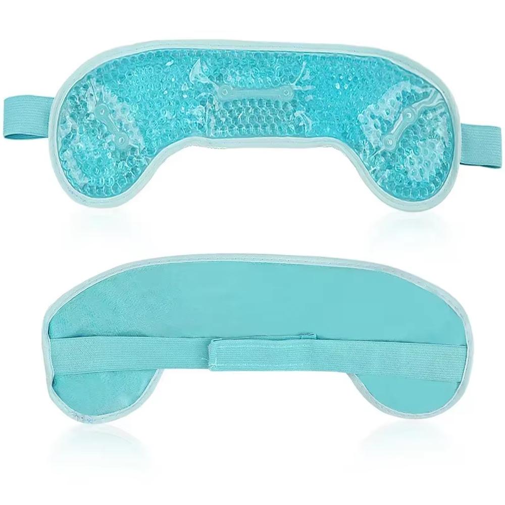 Hot/Cold Gel Bead Migraine Wrap Ice Pack with Gel Bead Soft Plush Backing Ice Wrap for Headaches Stress Relief SPA Massager