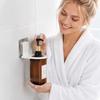 Bathroom Shelf for Shampoo Conditioner Soap Dispenser - Shower Rack for Bath Products