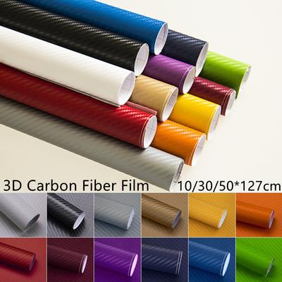 Film de vinil 3D din fibră de carbon Autocolant pentru mașină Impermeabil înveliș pentru stilul mașinii Accesorii pentru detaliile autovehiculului Auto Înveliș pentru mașină
