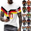 Men's Short Sleeve Graphic T-Shirt Crew Neck Casual Fit Lightweight Soft Fabric Comfortable Wear