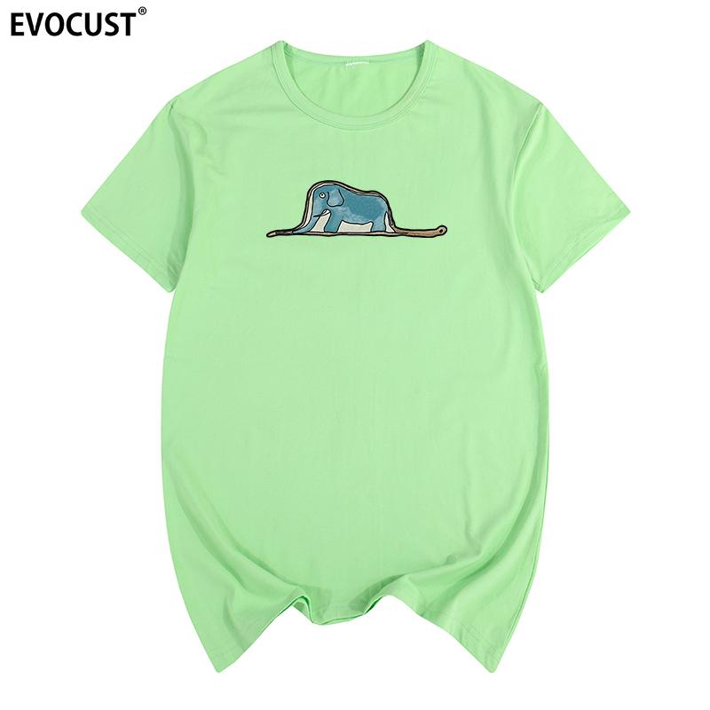 The Little Prince Boa constrictors eating an elephant Summer funny T-shirt Cotton Men T shirt New TEE TSHIRT Womens