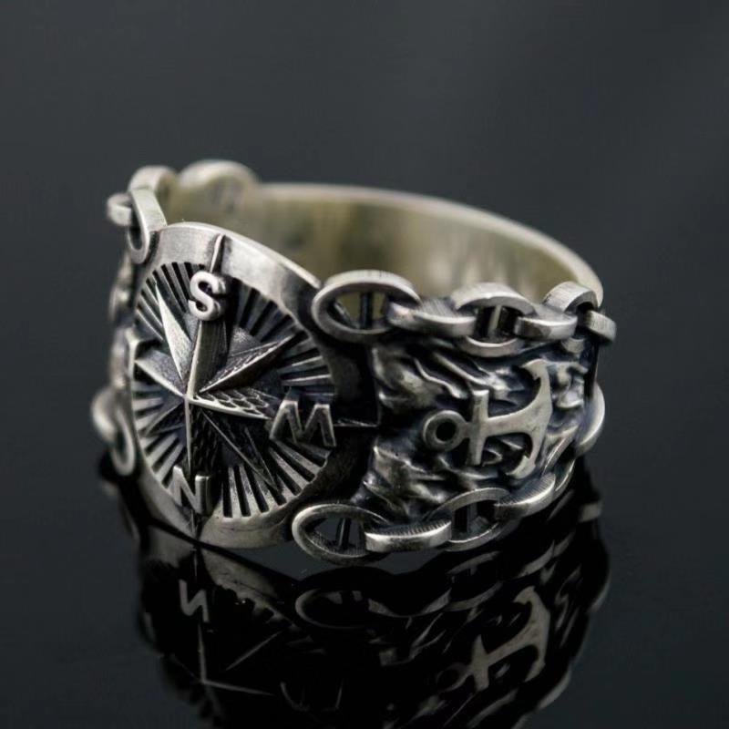 Men's Rings, Cool Hip-hop Punk Rings, Domineering European and American Rings, Jewelry for Men