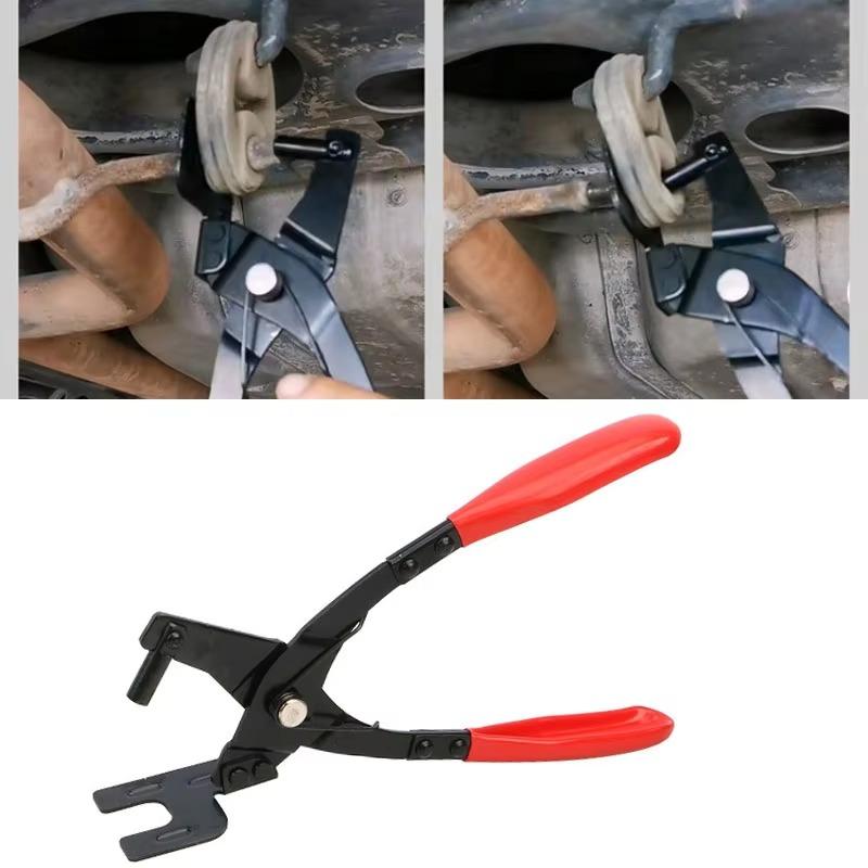 2pcs Car Exhaust Hanger Removal Puller Exhaust Pipe Gasket Removal Plier Car Fuel Line Disconnect Pliers Auto Repair Tools