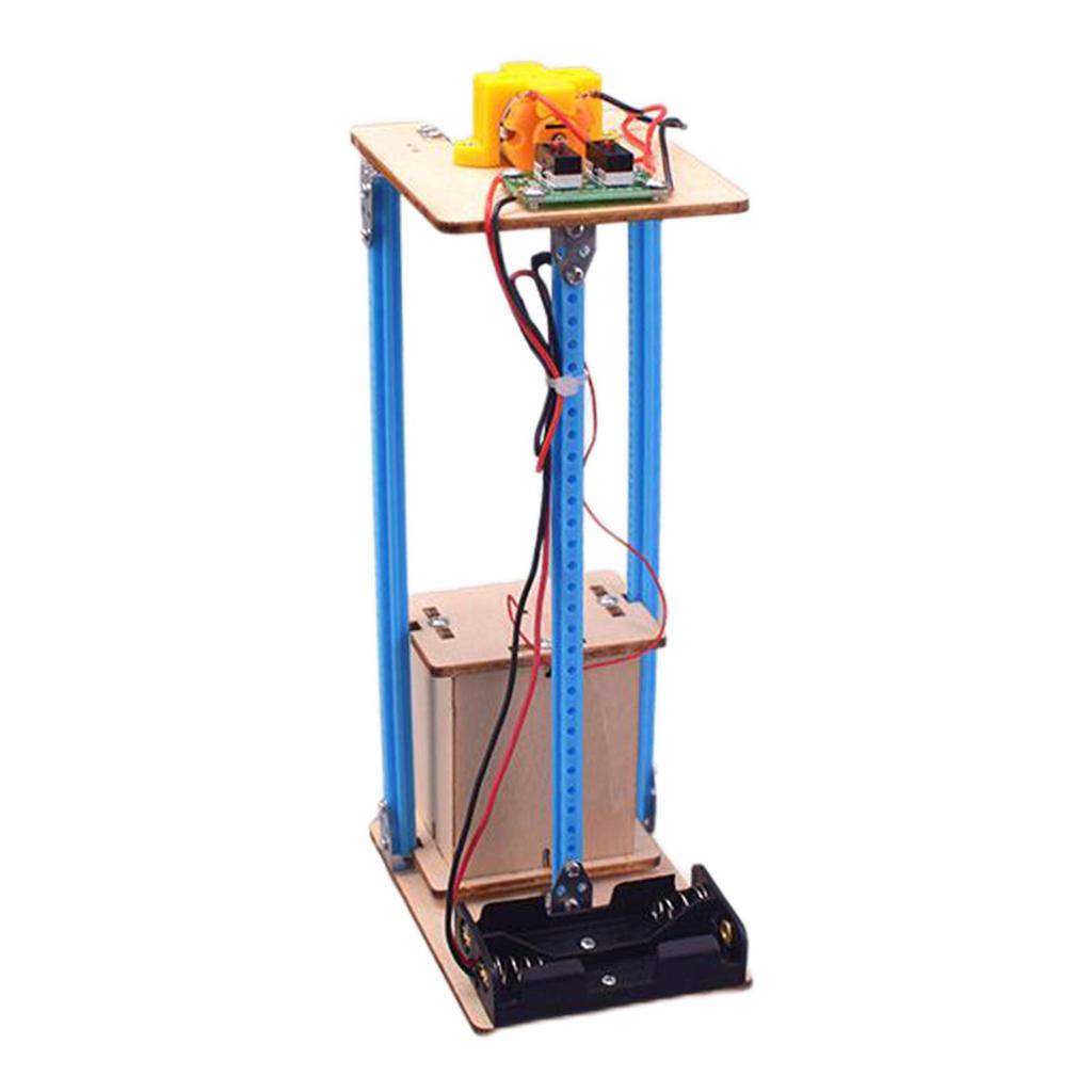 DIY Electric Elevator Lift Model Science Experiment Kit Preschool Learning Toys Science Teaching for Children Teens Holiday Gift