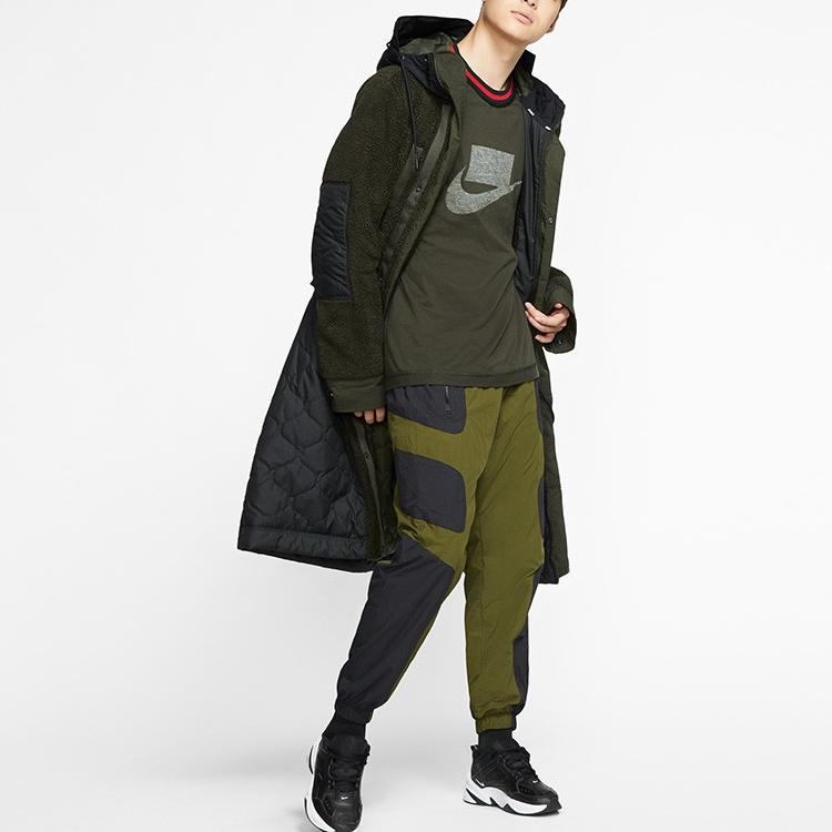 Nike Sportswear Woven Quick-Dry Joggers With Cuffed Ankles Men Bottoms Green BV5216-010