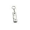 High Decibel Whistle Key Holder Stainless Steel Double Pipe Camping Hiking Emergency Survival Whistle Outdoors Tools Portable St Practical Use