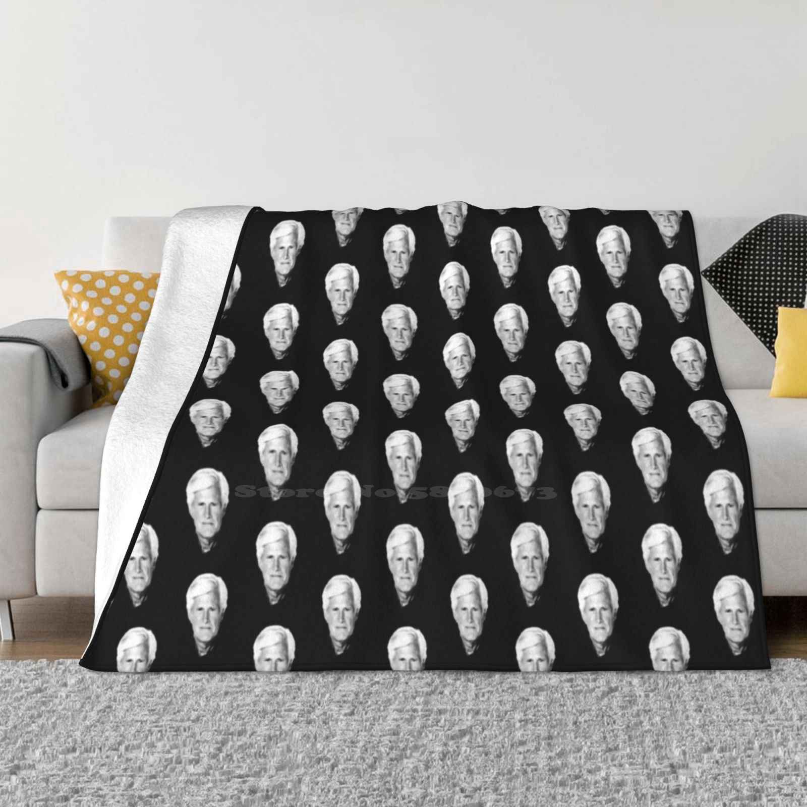 Keith-A-Dot Morrison For Home Sofa Bed Camping Car Plane Travel Portable Blanket Keith Morrison Dateline Murder Mystery 30x40in