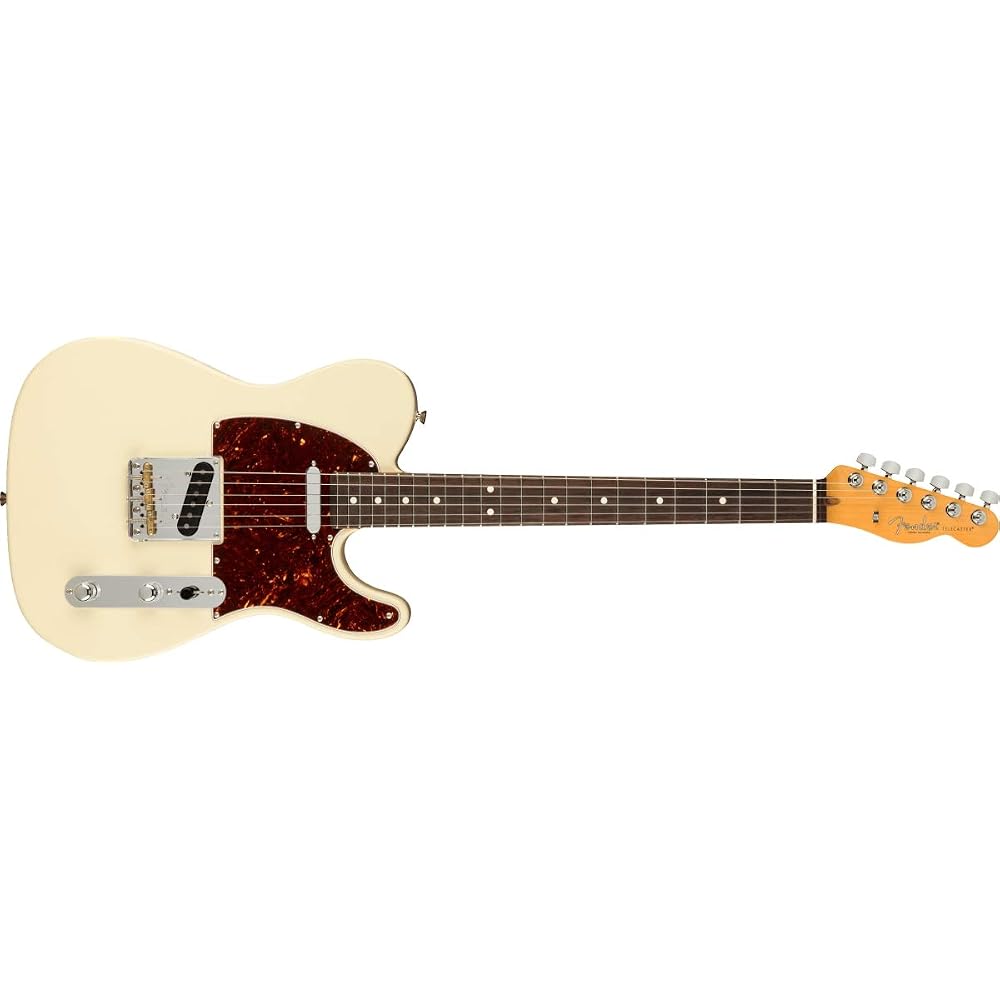 Fender American Professional II Telecaster Electric Guitar Rosewood Fingerboard Olympic White