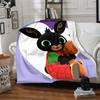Bing Theme Printed Blanket - Perfect for Couch, Bed, Travel & Outdoor Use | Machine Washable, Cozy & Durable.