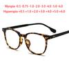 Leopard Frame Square Glasses Prescription Spectacles Myopia -0.5 To -6.0 Hyperopia +0.5 To +6.0