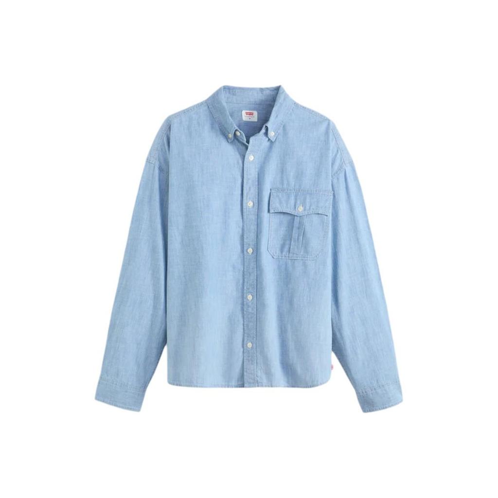 Levis Comfortable Versatile Casual Loose Short Sleeve Shirt Men shirts 004GC-0000